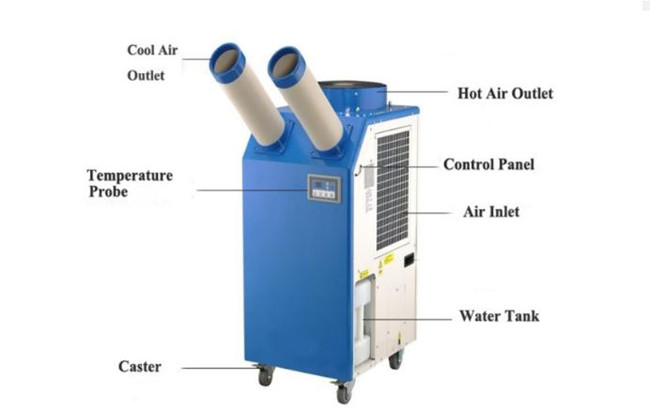 Condicionador de ar portátil do de alta capacidade com controlo da temperatura de 11900BTU Digitas