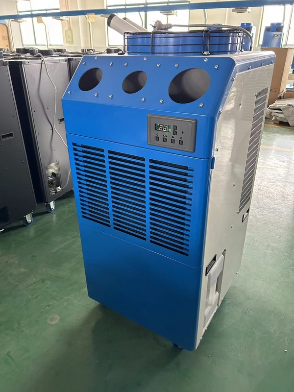 6.5KW Ar condicionado com arrefecimento por ponto, refrigerador de ar portátil R410A de alto fluxo sem instalação
