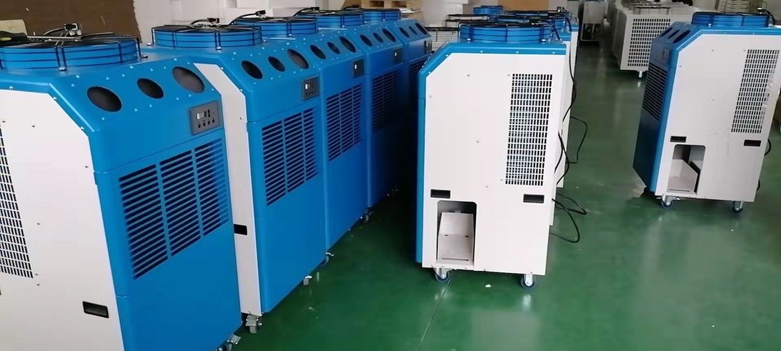 6.5KW Ar condicionado com arrefecimento por ponto, refrigerador de ar portátil R410A de alto fluxo sem instalação