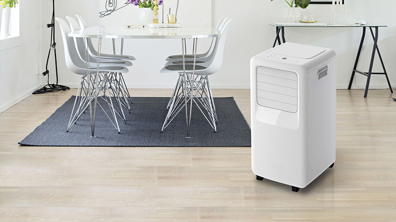 Ar condicionado portátil Eco-Air (12.000 BTU) com controlo Wi-Fi inteligente