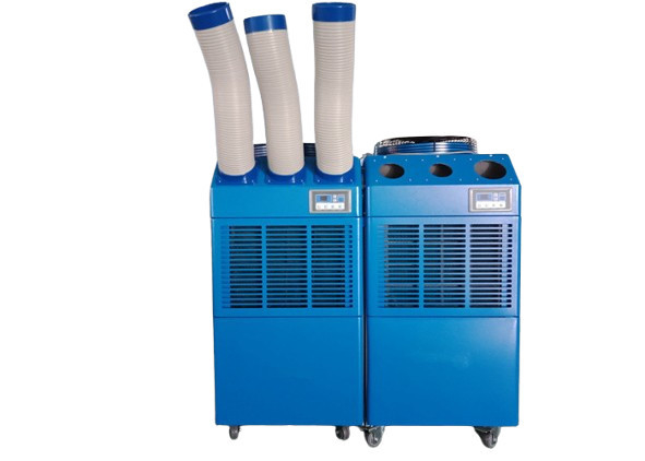 Ar condicionado portátil de 6500w 22000btu Ar arrefecido AC Três dutos Refrigerador portátil de ponto