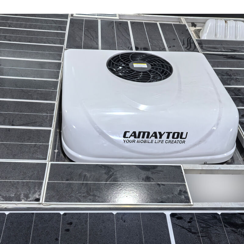 Parque de estacionamento elétrico para telhado DC 12v 24v 48v Rv Marinho 12 Volt Ar condicionado Parque de estacionamento refrigerador para carro RV Van caravana Cabine caminhão barco